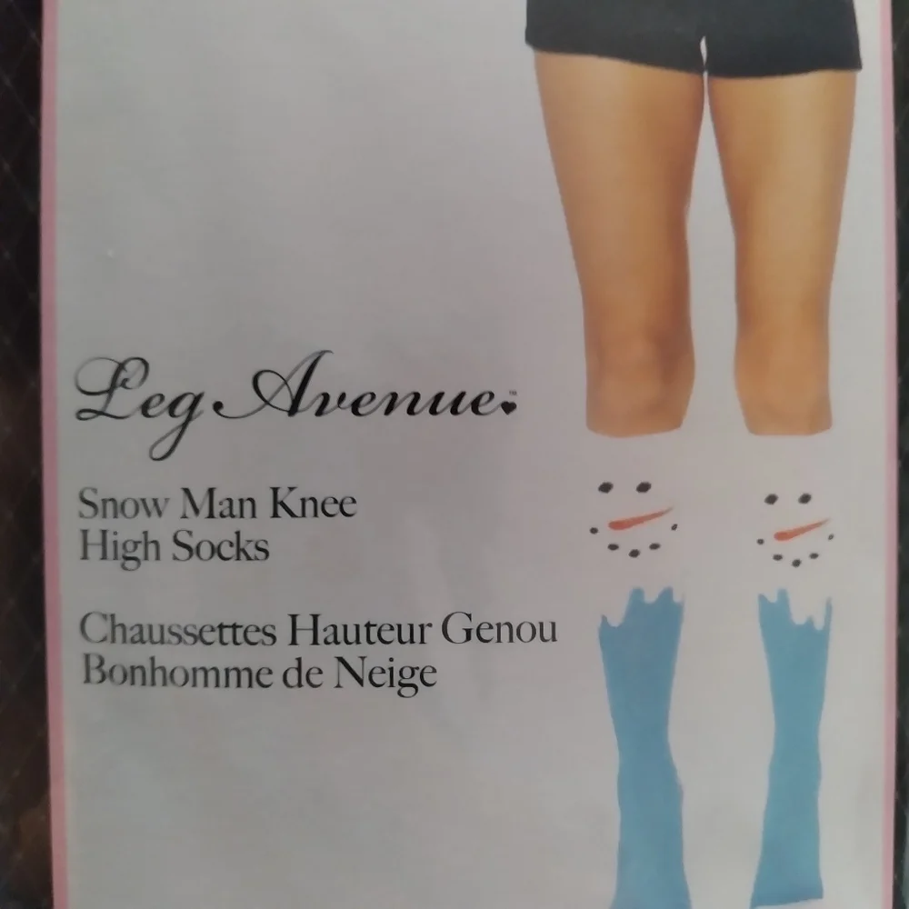 Leg Avenue Snowman Knee High Socks One Size